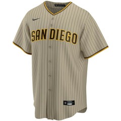 Tan San Diego Padres Nike Alternate Replica Team Jersey
