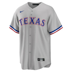 Gray Texas Rangers Nike Road Replica Team Jersey