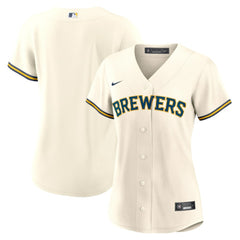 Cream Milwaukee Brewers Nike Women's Home Replica Team Jersey