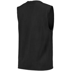 Black Colorado Rockies Majestic Threads Softhand Muscle Tank Top