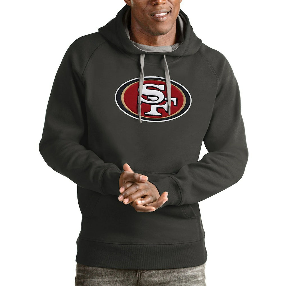 Antigua Victory Pullover Hoodie - San Francisco 49ers Hoodies