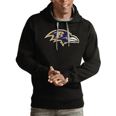 Antigua Victory Pullover Hoodie - Baltimore Ravens Hoodies