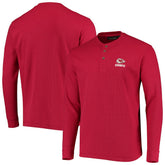 Dunbrooke Logo Maverick Thermal Henley Long Sleeve T-Shirt - Kansas City Chiefs T-shirts