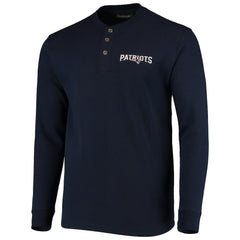 Dunbrooke Logo Maverick Thermal Henley Long Sleeve T-Shirt - New England Patriots T-shirts