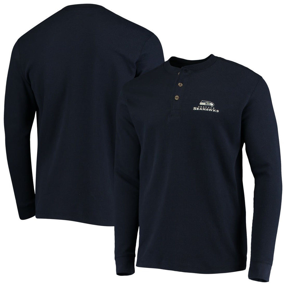 Dunbrooke Logo Maverick Thermal Henley Long Sleeve T-Shirt - Seattle Seahawks T-shirts