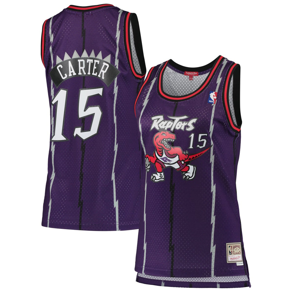 Mitchell & Ness Vince Carter Toronto Raptors Women's 1998/99 Hardwood Classics Swingman Jersey