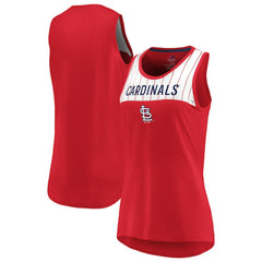 Red St. Louis Cardinals Majestic Women's Break From Tradition Tank Top