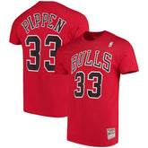 Mitchell & Ness Scottie Pippen Chicago Bulls Hardwood Classics Name & Number Player T-Shirt sale