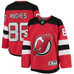 NHL Jack Hughes New Jersey Devils Youth Home Premier Player Jersey