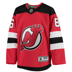 NHL Jack Hughes New Jersey Devils Youth Home Premier Player Jersey