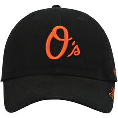 Black Baltimore Orioles '47 Women's Team Miata Clean Up Adjustable Hat