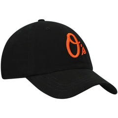 Black Baltimore Orioles '47 Women's Team Miata Clean Up Adjustable Hat