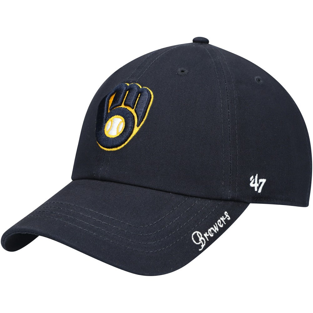 Navy Milwaukee Brewers '47 Women's Team Miata Clean Up Adjustable Hat