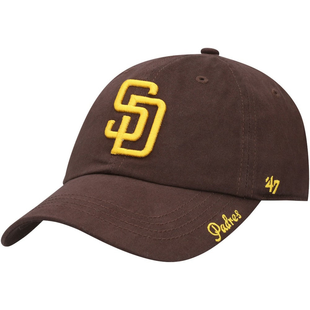 Brown San Diego Padres '47 Women's Team Miata Clean Up Adjustable Hat