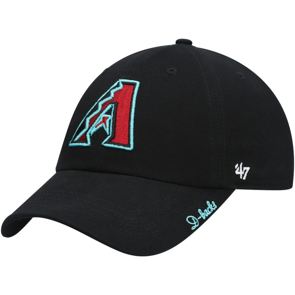 Black Arizona Diamondbacks '47 Women's Team Miata Clean Up Adjustable Hat
