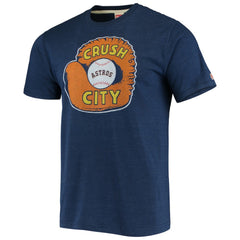 Navy Houston Astros Hyperlocal Tri-Blend T-Shirt