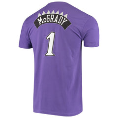 Mitchell & Ness Tracy McGrady Toronto Raptors Hardwood Classics Stitch Name & Number T-Shirt