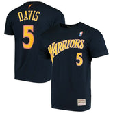 Mitchell & Ness Baron Davis Golden State Warriors Hardwood Classics Stitch Name & Number T-Shirt sale