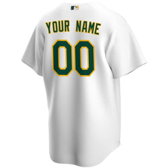 White Athletics Nike Home Replica Custom Jersey