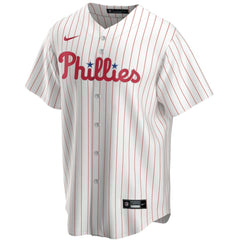 White Philadelphia Phillies Nike Home Replica Custom Jersey