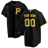 Black Pittsburgh Pirates Nike Alternate Replica Custom Jersey