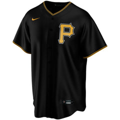 Black Pittsburgh Pirates Nike Alternate Replica Custom Jersey