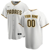 White San Diego Padres Nike Home Replica Custom Jersey