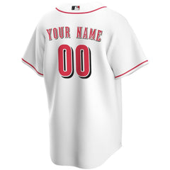 White Cincinnati Reds Nike Home Replica Custom Jersey
