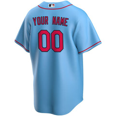 Light Blue St. Louis Cardinals Nike Alternate Replica Custom Jersey
