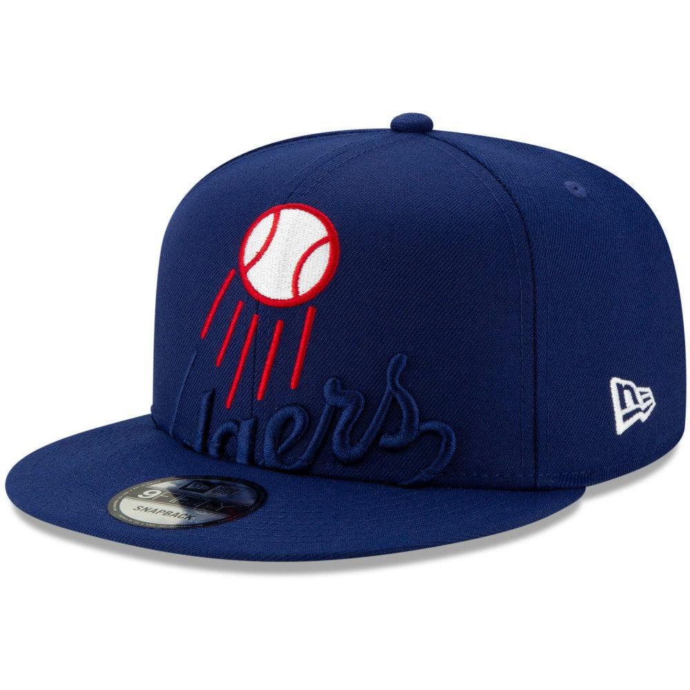 Royal Los Angeles Dodgers New Era Logo Elements 9FIFTY Snapback Hat