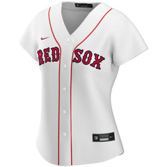 White Boston Red Sox Nike Women's Home Replica Custom Jersey