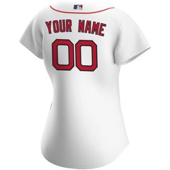 White Boston Red Sox Nike Women's Home Replica Custom Jersey
