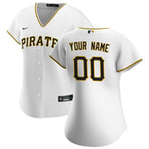 White Pittsburgh Pirates Nike Women's Home Replica Custom Jersey