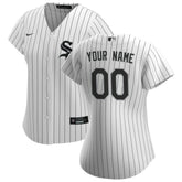 White Chicago White Sox Nike Women's Home Replica Custom Jersey