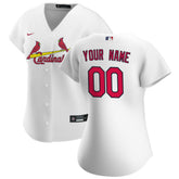 White St. Louis Cardinals Nike Women's Home Replica Custom Jersey