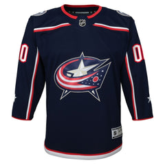 NHL Columbus Blue Jackets Youth Home Premier Custom Jersey