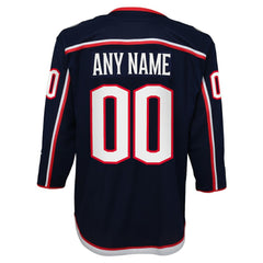 NHL Columbus Blue Jackets Youth Home Premier Custom Jersey