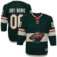 NHL Minnesota Wild Youth Home Premier Custom Jersey
