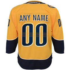 NHL Nashville Predators Youth Home Premier Custom Jersey