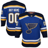 NHL St. Louis Blues Youth Home Premier Custom Jersey
