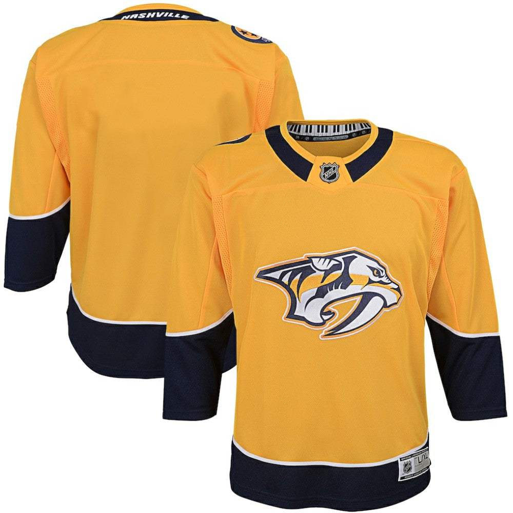 NHL Nashville Predators Youth Home Premier Blank Jersey