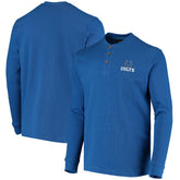 Dunbrooke Logo Maverick Thermal Henley Long Sleeve T-Shirt - Indianapolis Colts T-shirts