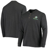 Dunbrooke Logo Maverick Thermal Henley Long Sleeve T-Shirt - Miami Dolphins T-shirts