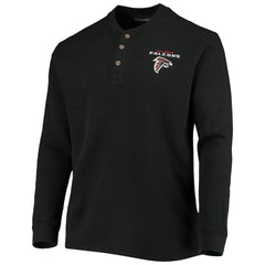 Dunbrooke Logo Maverick Thermal Henley Long Sleeve T-Shirt - Atlanta Falcons T-shirts