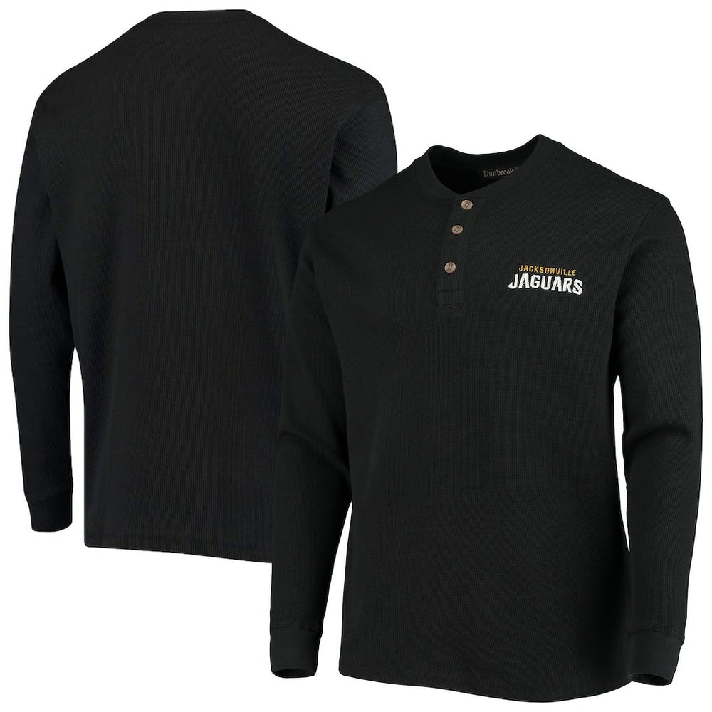 Dunbrooke Logo Maverick Thermal Henley Long Sleeve T-Shirt - Jacksonville Jaguars T-shirts