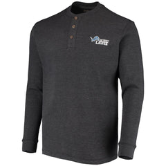 Dunbrooke Logo Maverick Thermal Henley Long Sleeve T-Shirt - Detroit Lions T-shirts