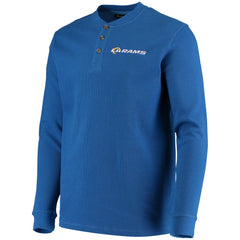 Dunbrooke Logo Maverick Thermal Henley Long Sleeve T-Shirt - Los Angeles Rams T-shirts