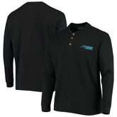 Dunbrooke Logo Maverick Thermal Henley Long Sleeve T-Shirt - Carolina Panthers T-shirts