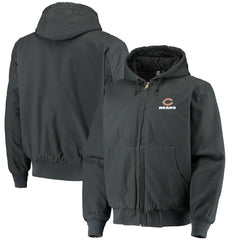 Dunbrooke Dakota Cotton Canvas Hooded Jacket - Chicago Bears Jackets