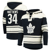 NHL Auston Matthews Toronto Maple Leafs '47 Player Name & Number Lacer Pullover Hoodie